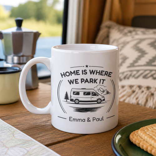 Personalised campervan mug - campervan,