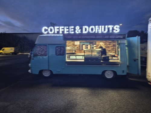 Coffee and donut - coffee, catering