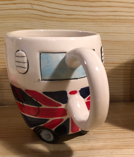 Union jack camper van - union,