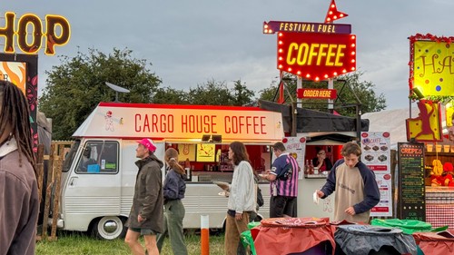 Vintage mobile coffee van - vintage,