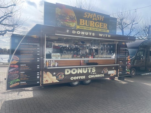 Coffee trailer mobile food - trailer,,