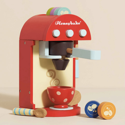 Toy van wooden coffee - van,
