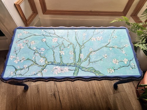 Hand painted coffee - coffee, table