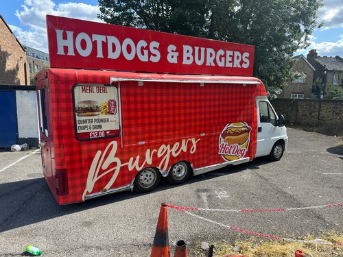 Catering van burger - van,,