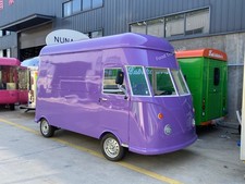Retro Style Purple Food Truck