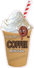 Ice cream van sticker Coffee