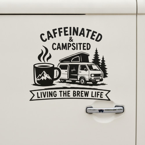 Caffeinated campsited camper - campsited,