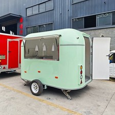 Mint Green Food Trailer Ice