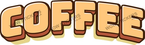 Catering coffee text sticker - coffee,