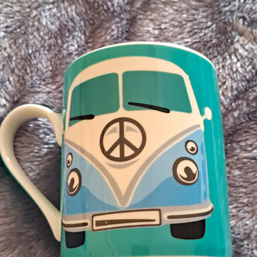 Retro camper van - van, sign